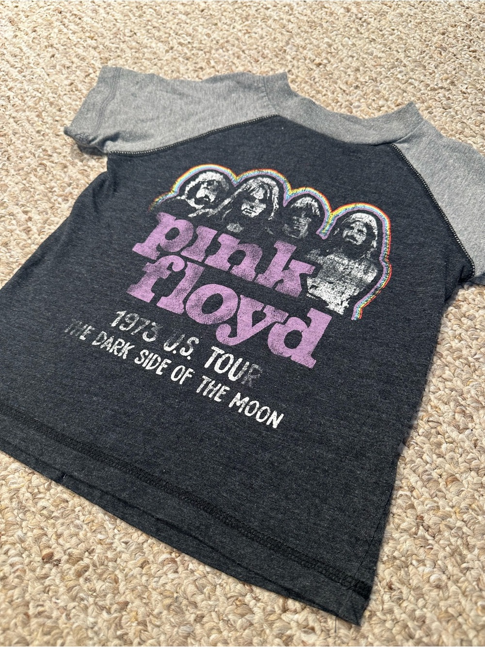 Toddler Pink Floyd Band Raglan Tee - Picture 4 of 5